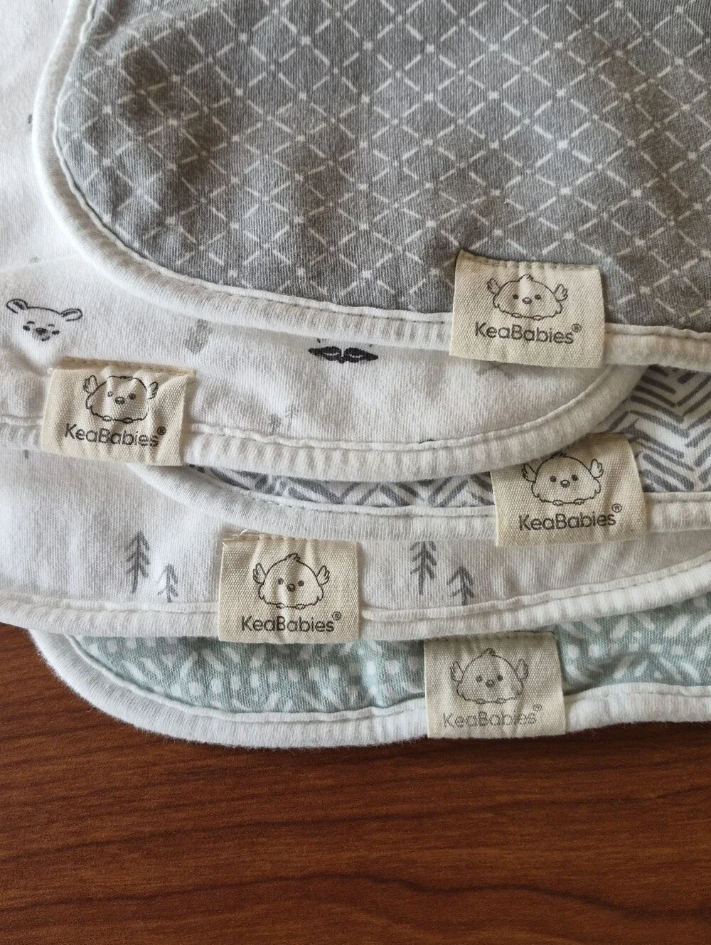 KeaBabies Burp Cloths Baby Gender-Neutral Nordic Absorbent Organic Cotton Large